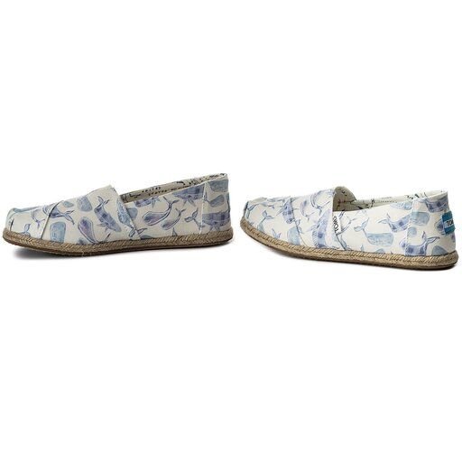 Toms oceana watercolor best sale whale women's classics