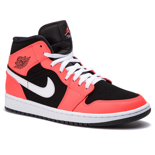 Batai Nike Air Jordan 1 Mid 554724 061 Black/Infrared 23/White •  Www.eavalyne.lt