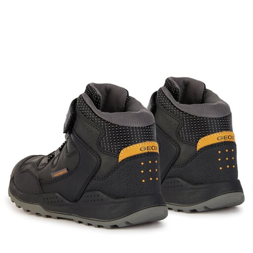 Boots Geox J Teram Boy B Abx J16AEA 0MEFU C9241 D Noir chaussures