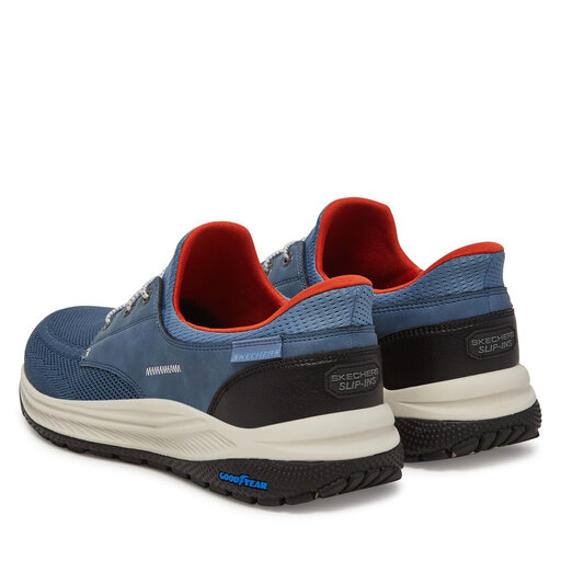 Снікерcи Skechers Meroe-Alden 205467/BLU Голубий | evzuttya.com.ua