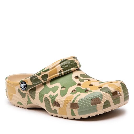 Zapatos Crocs Zuecos Crocs Camuflaje Crocs Geo Camo Clog Blanco - Main Image