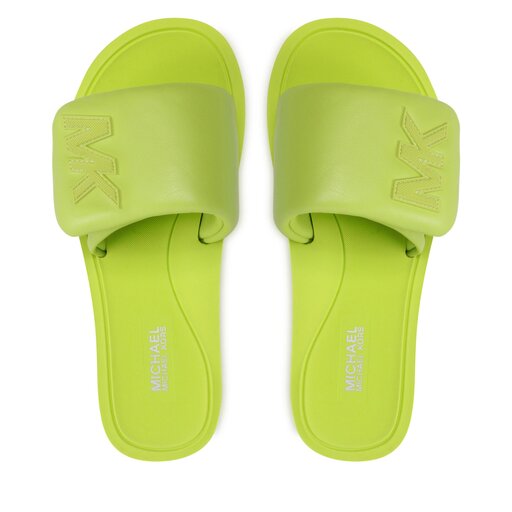Pantoletten MICHAEL Michael Kors Mk Platform Slide 40S3MKFA1L Grün