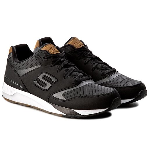 Sneakersy Skechers Cropsey 52352 BLK Czarny eobuwie .pl