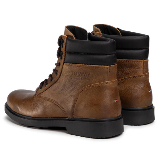 Stiefel Tommy Jeans Classic Tommy Jeans Lace Up Boot EM0EM00540