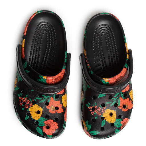 Mules sandales de bain Crocs Classic Printed Floral 206376