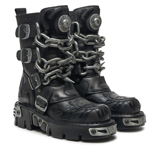 Берци NEW ROCK M-727-S5 Чорний | evzuttya.com.ua