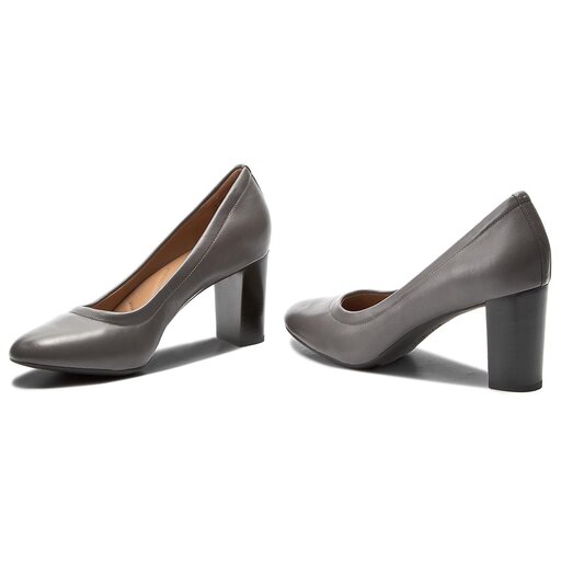 Zapatos Clarks Chryssa Ari 261279374 Dark Grey Lea zapatos.es