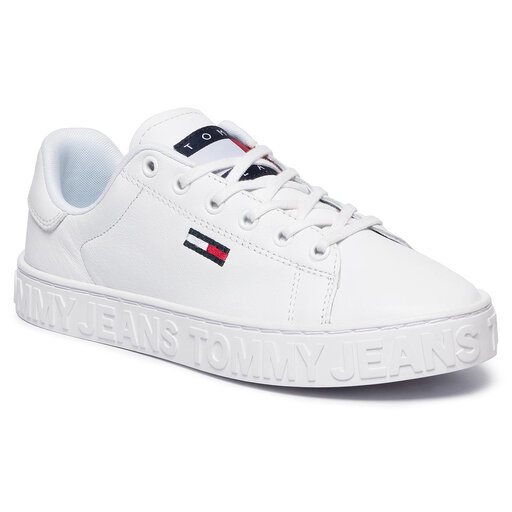 Cool tommy jeans outlet sneaker en0en00643 white ybs