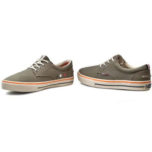 bud Ventilere Dwelling Teniși Tommy Hilfiger DENIM Vic 1D-1 EM56820815 Verde | epantofi.ro