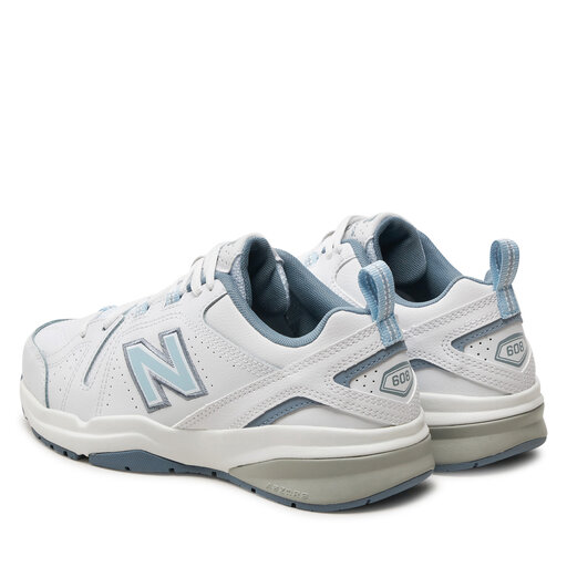 Chaussures pour la salle de sport New Balance 608v5 WX608WB5 Blanc chaussures