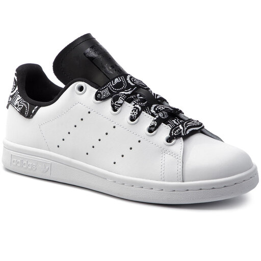 Buty adidas Stan Smith J CG6562 Ftwwht Ftwwht Cblack eobuwie .pl
