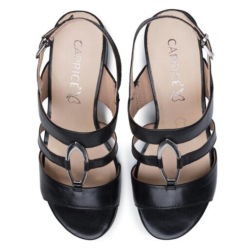 Sandale Caprice 9 28208 24 Black Nappa 022 epantofi.ro