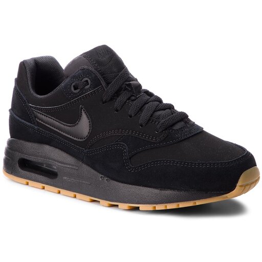 Nike air max 1 gs black outlet
