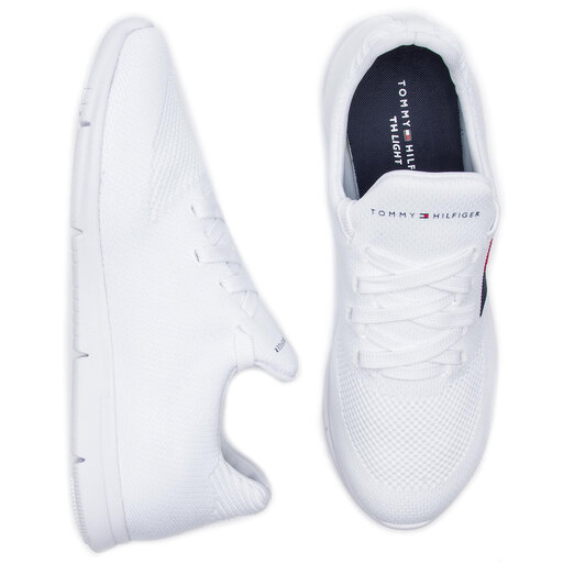 Knitted flag top light sneaker