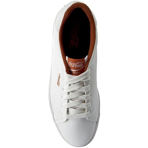 Tenis coca cola laked branco outlet