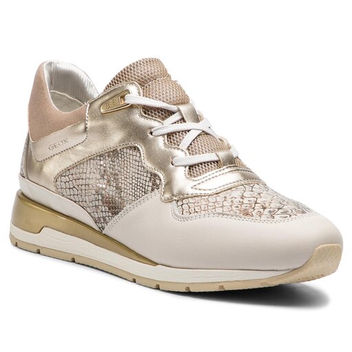 Sneakers Geox D B D62N1B 041NF C1Q2L Off Gold • Www.zapatos.es