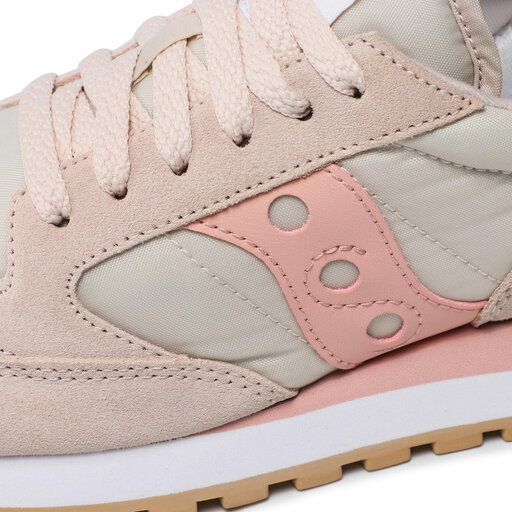 pink and tan saucony