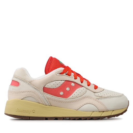 Saucony shadow original beige red hot sale