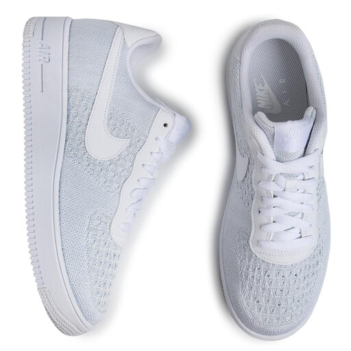 Zapatos Nike Air 1 Flyknit 2.0 AV3042 100 White/Pure Platinum • Www.zapatos.es