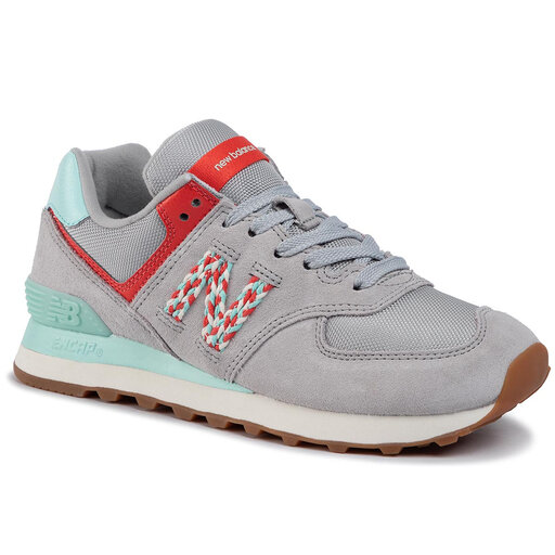 Sneakersy New Balance WL574LDL Szary eobuwie .pl