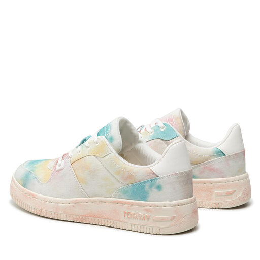 Sneakers Tommy Jeans Tie Dye Basket Wmn EN0EN01727 Bunt