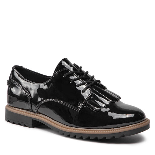 Richelieus Derbies Clarks Griffin Mabel 261555484 Noir chaussures