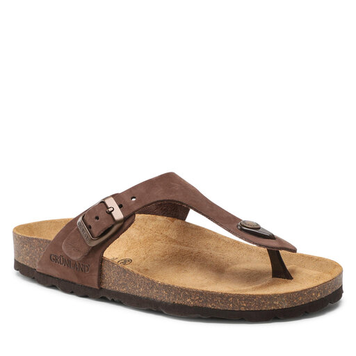 Japonki Grünland Sara CC0001-40 Brązowy | eobuwie.com.pl