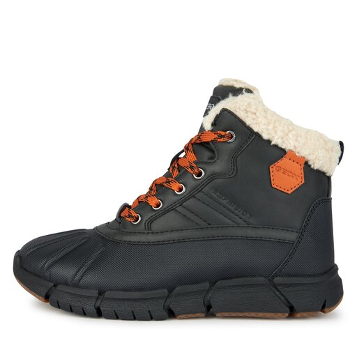 Bottes Geox J Flexyper Boy B Abx J269XE 0ME50 C0038 S Noir chaussures