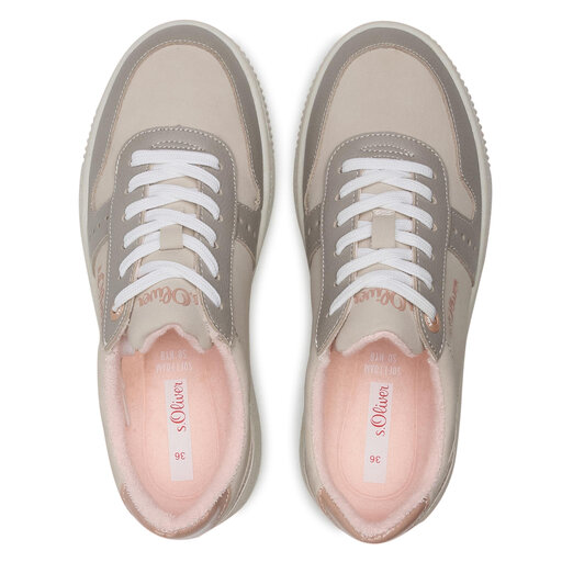 Sneakersy s.Oliver 5-23643-30 Écru