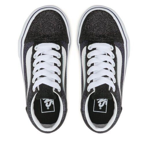 Vans old skool black navy hot sale