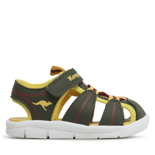 KangaROOS K-grobi sandalen voor kinderen, uniseks, Olijf Sun