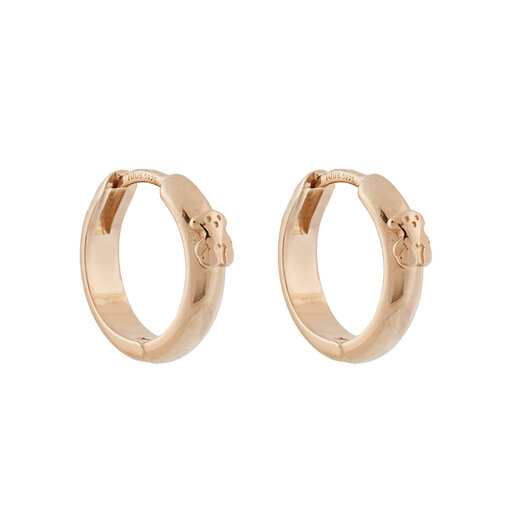 Pendientes TOUS Basicos 1003912100 Baño de oro rosa