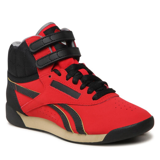 Reebok freestyle hi bambino rosso online