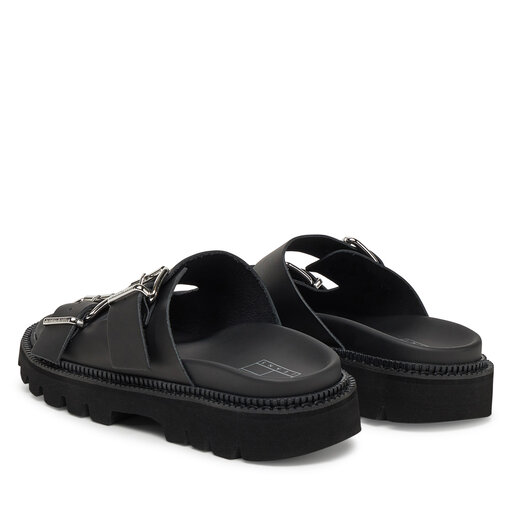 Klapki Tommy Jeans Double Strap Sandal EN0EN02753 Czarny