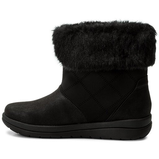 Polokoza ky Clarks Cabrini Reef 261286724 Black eobuv.cz