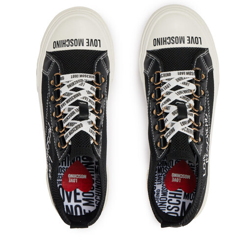 Кеди LOVE MOSCHINO JA15152G1IIY000A Чорний | evzuttya.com.ua