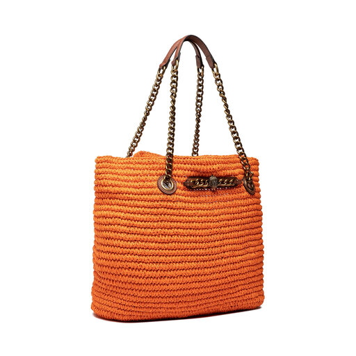 Kurt geiger shop chelsea raffia tote