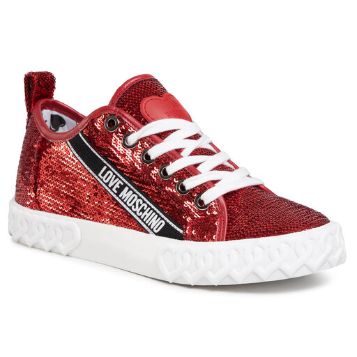 Scarpe love on sale moschino rosse