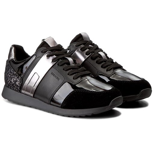 Sneakers Geox D Deynna D746FD 00222 C9999 Black •