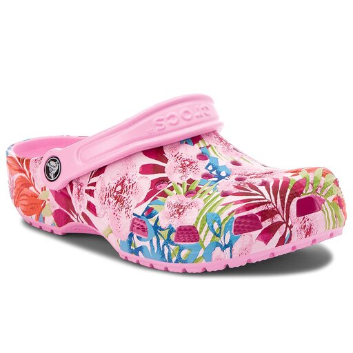 Crocs classic candy pink best sale