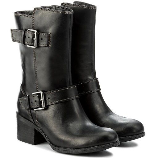 Polokoza ky Clarks Maypearl Oasis 261288374 Black eobuv.cz