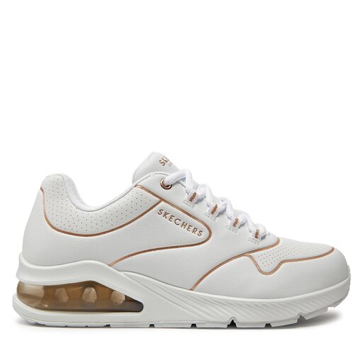 Sneakers Skechers Golden Trim 155637 WTGD Bianco escarpe