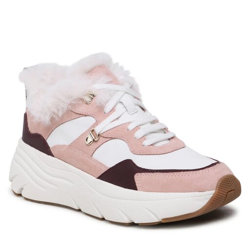Sneakers Geox D Diamanta D36UFC 08522 C1Z8Z White Nude chaussures