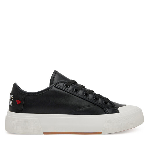 Trampki LOVE MOSCHINO JA15012G1MIA0000 Czarny | eobuwie.com.pl