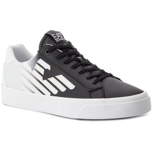 Sneakers EA7 Emporio Armani X8X037 XK067 A120 Black/White • Chaussures.fr