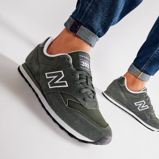 Sneakers New Balance ML393LR1 Grun eschuhe