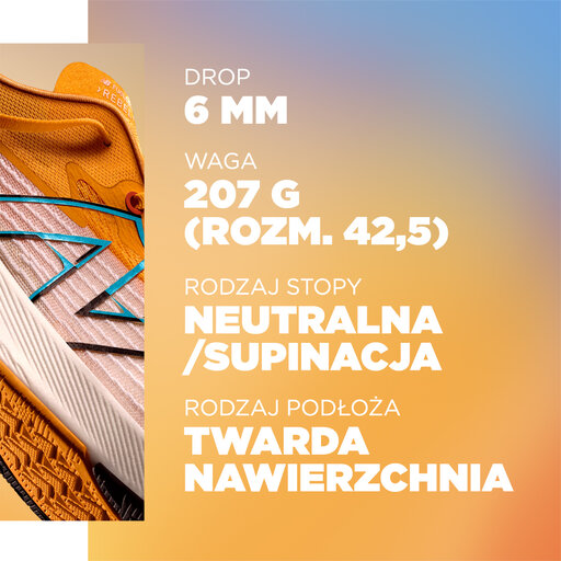 Zapatillas de running New Balance Fuelcell Rebel MFCXLG2 Naranja zapatos.es