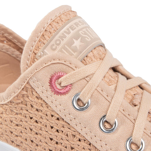 Πάνινα παπούτσια Converse Ctas Ox 567657C Shimmer/Madder Pink/White •  Www.epapoutsia.gr