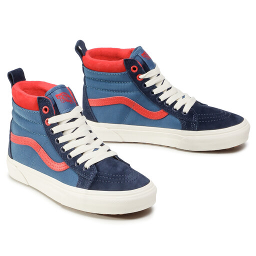 Vans sale navy red