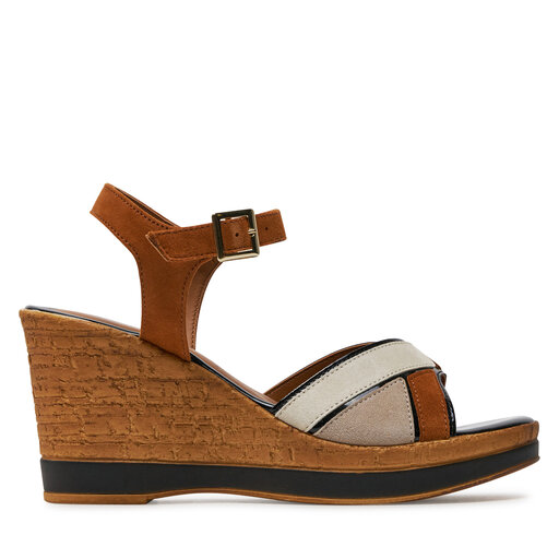 Tamaris Schuhe Tamaris Braune Sandalen Tamaris Keilabsatz Braune